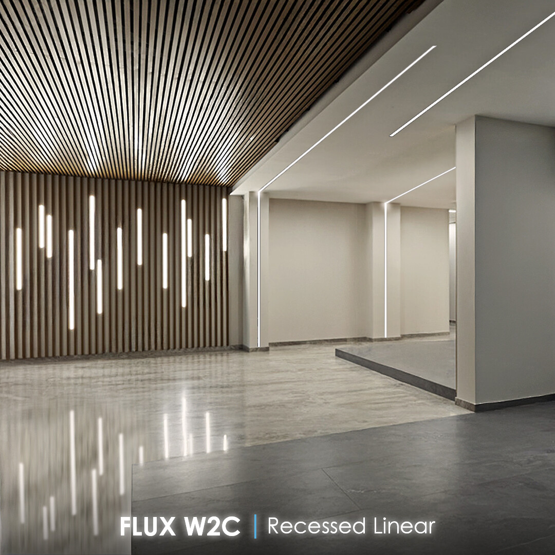 FLUX W2C Recessed Linear Light