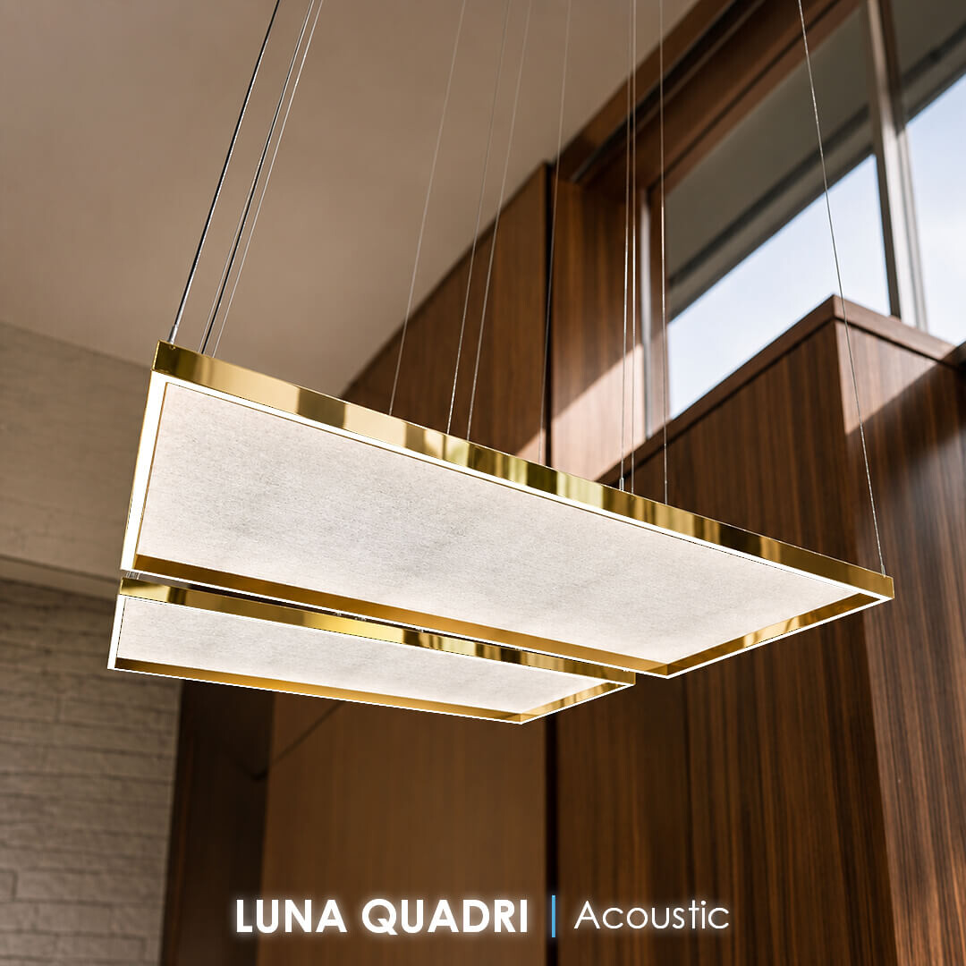 Luna Quadri Acoustic Pendant Light