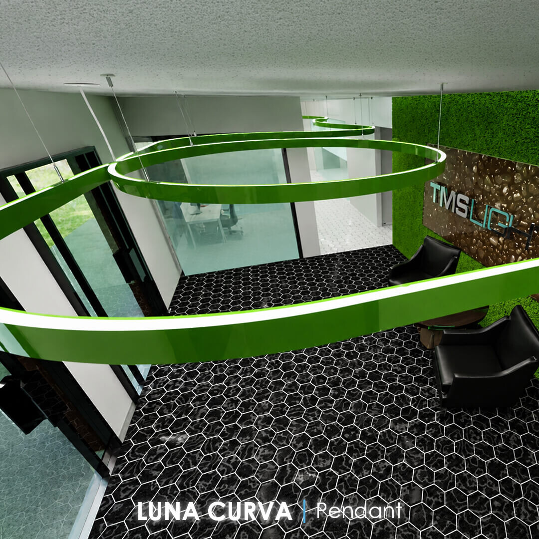 LUNA CURVA Pendant light
