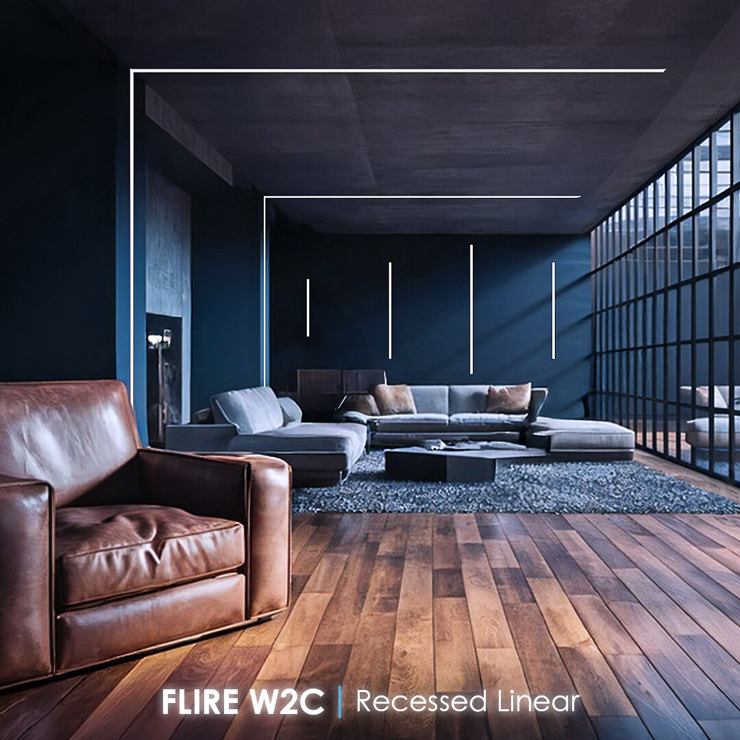 FLIRE W2C Recessed Linear Light