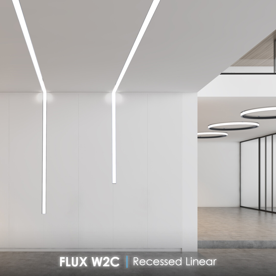 FLUX W2C Recessed Linear Light