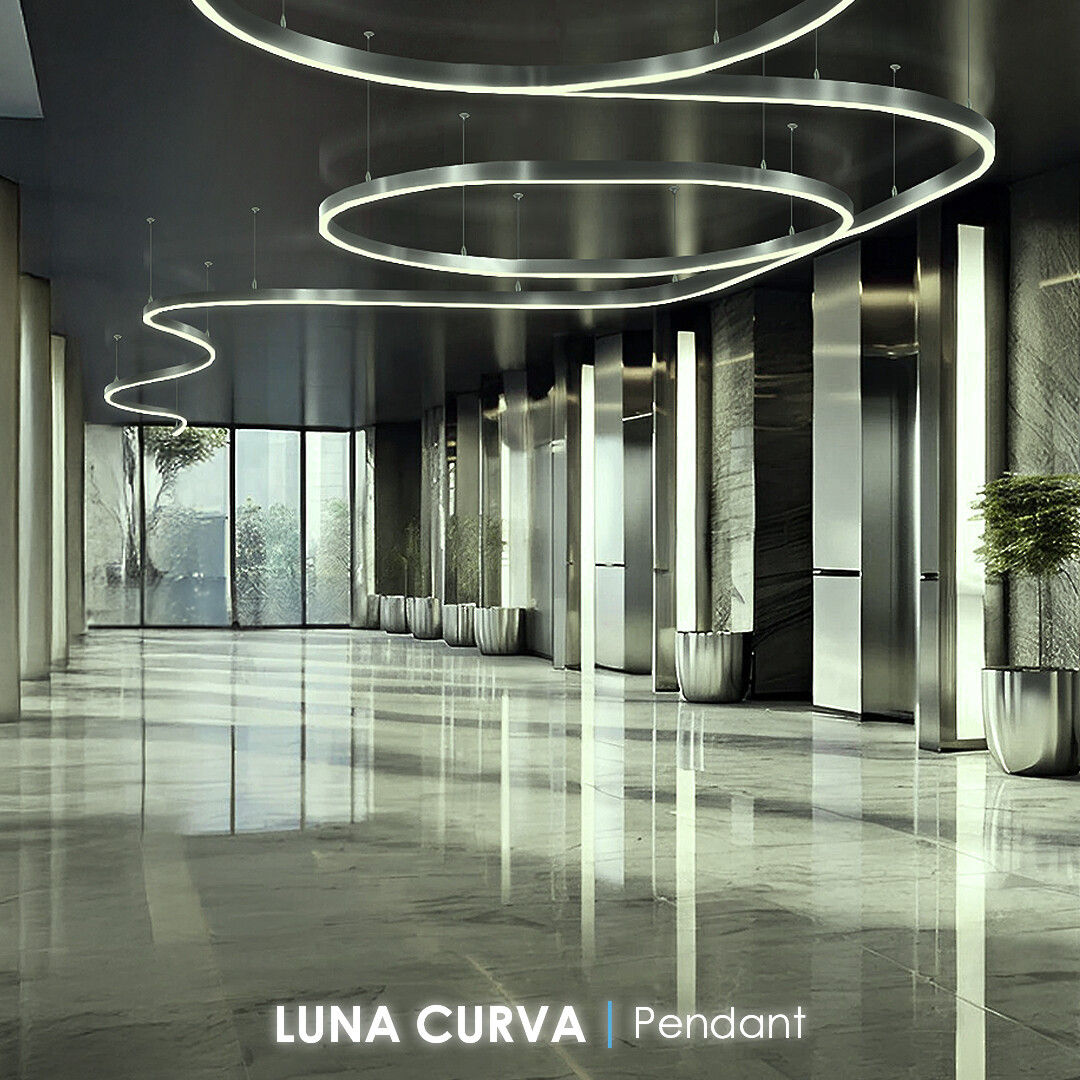 LUNA CURVA Pendant light